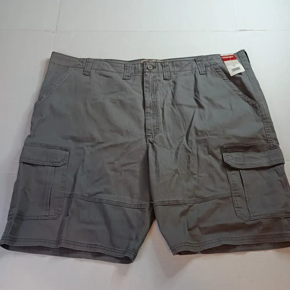 Wrangler Authentics Cargo Shorts‎ Men's 48 Gray 10